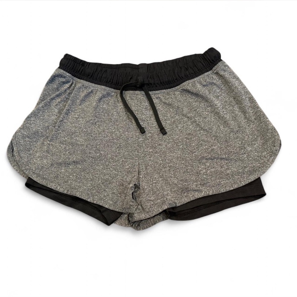 Women's Gray Athletic Shorts. Small